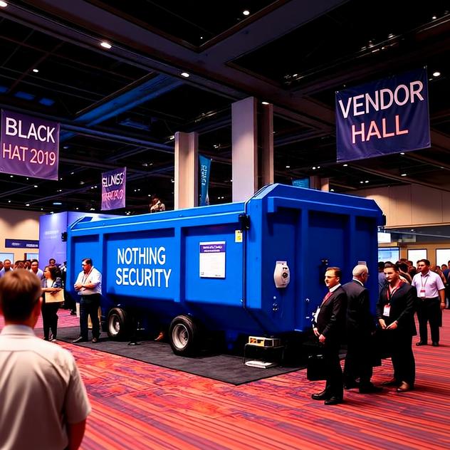 Nothing Security Booth at Black Hat Vendor Hall