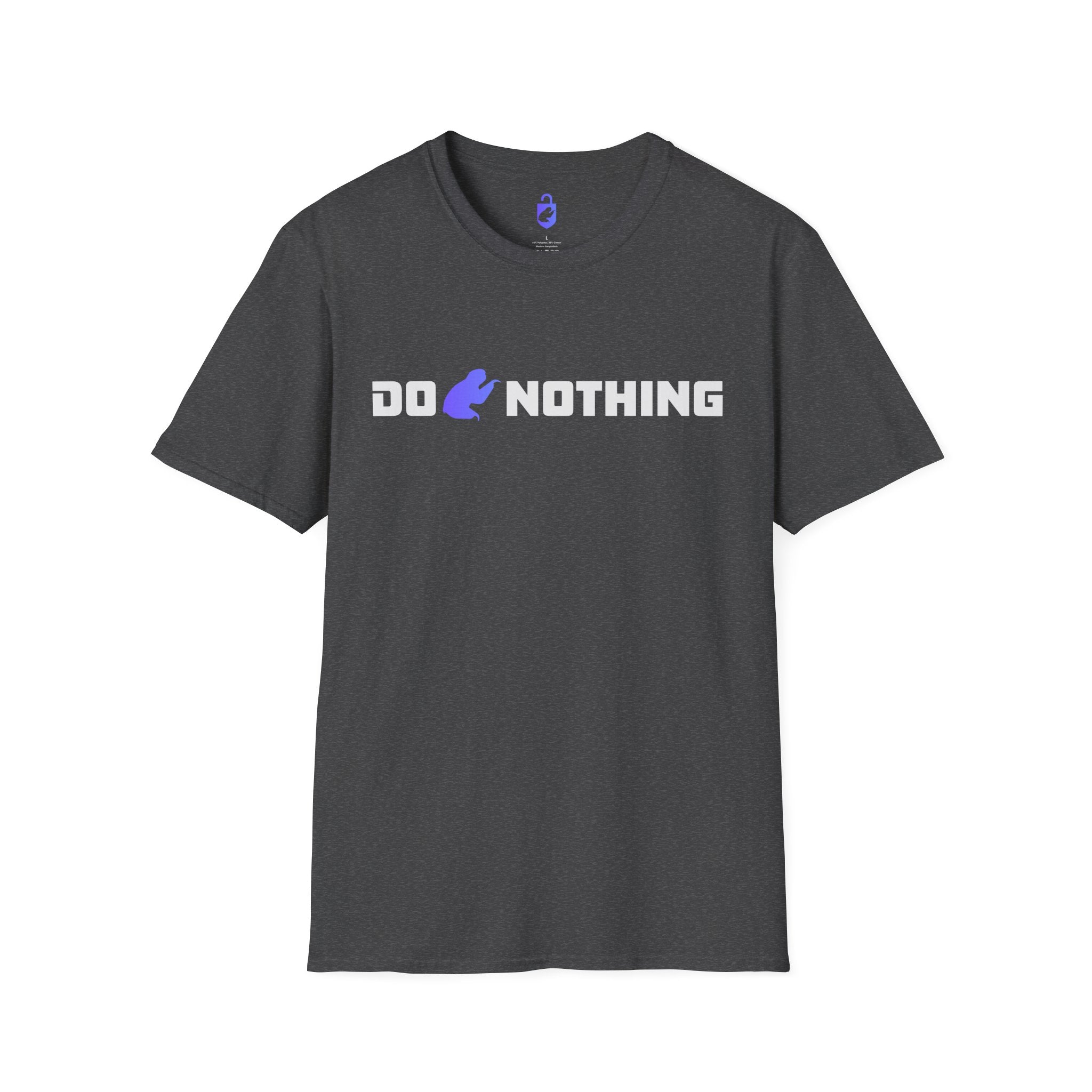 Do Nothing T-Shirt - Dark Heather